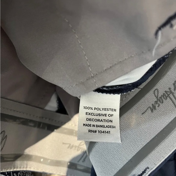 NWT Men's Walter Hagen Perfect 11 Majors Golf Shorts Size 30 Navy Inseam 10” - Picture 8 of 10